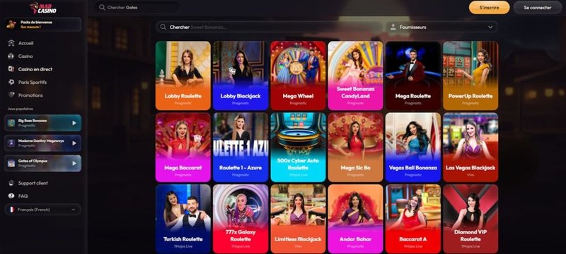 Découvrez les Meilleures Offres de Madcasino France et Jouez au Slots en Ligne