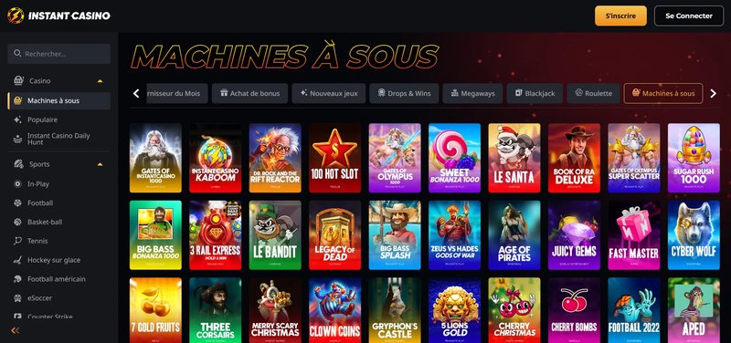 Meilleur instant casino site à France