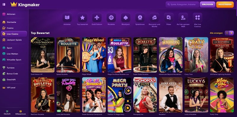 Image: Kingmaker Casino Deutschland: Die Erfahrungen und die Gewinne in einem