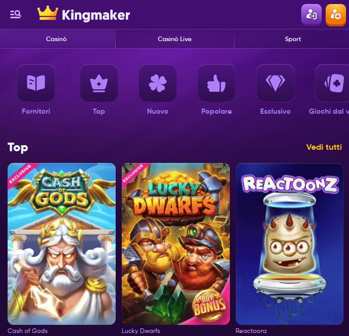 Weltweiter Überblick: Kingmaker Casino oder Kingmaker Online Casino - Die - overview