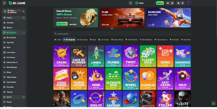 BC.Game Online Crypto Casino Your Ultimate Gaming Destination